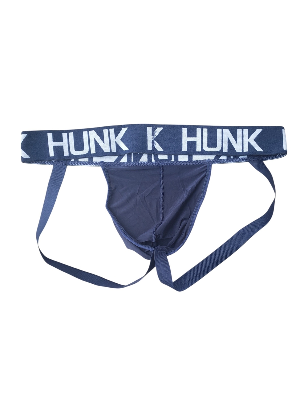 New Men's Navy Blue HUNK Branded Jock Size L - Picture 4 of 4